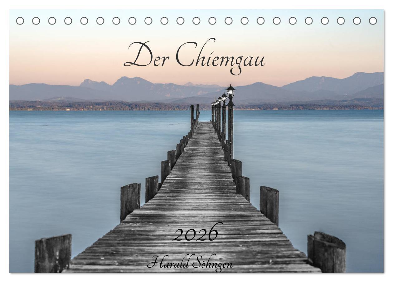 Kalendár/Diár Der Chiemgau (Tischkalender 2026 DIN A5 quer), CALVENDO Monatskalender Calvendo
