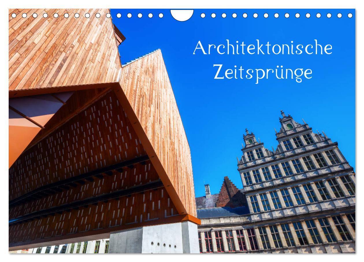 Kalendár/Diár Architektonische Zeitsprünge (Wandkalender 2026 DIN A4 quer), CALVENDO Monatskalender Calvendo