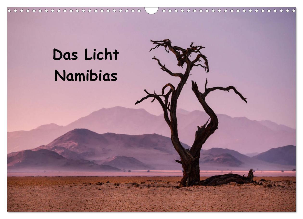 Kalender/Terminbuch Das Licht Namibias (Wandkalender 2026 DIN A3 quer), CALVENDO Monatskalender Calvendo