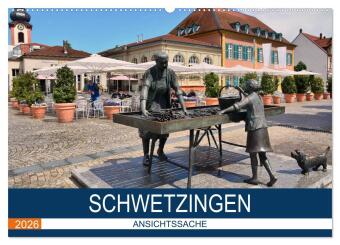 Kalendár/Diár Schwetzingen - Ansichtssache (Wandkalender 2026 DIN A2 quer), CALVENDO Monatskalender Calvendo