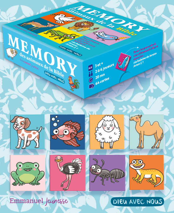 Kniha Memory des animaux de la Bible 