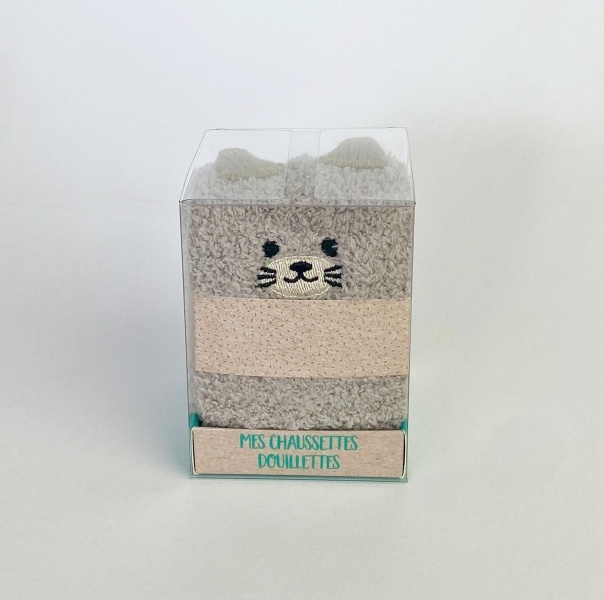 Kniha Chaussettes douillettes - chat 