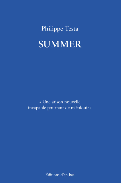 Boek SUMMER TESTA