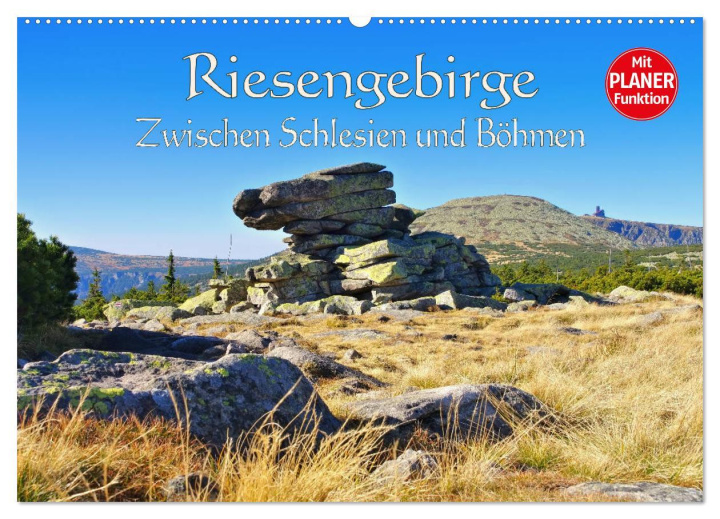 Kalendár/Diár Riesengebirge - Zwischen Schlesien und Böhmen (Wandkalender 2026 DIN A2 quer), CALVENDO Monatskalender Calvendo
