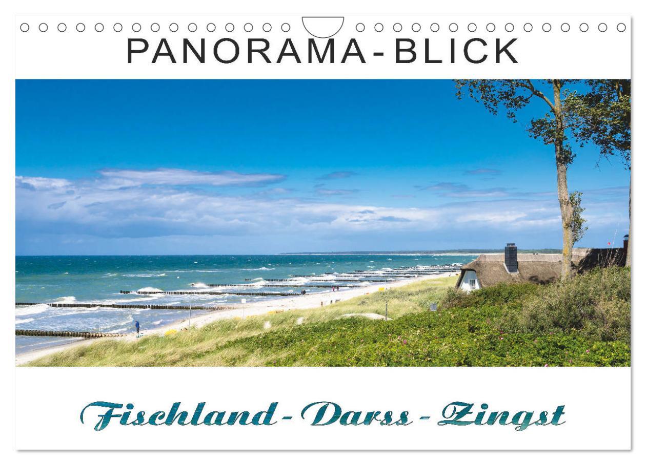 Kalendár/Diár Panorama-Blick Fischland-Darss-Zingst (Wandkalender 2026 DIN A4 quer), CALVENDO Monatskalender Calvendo