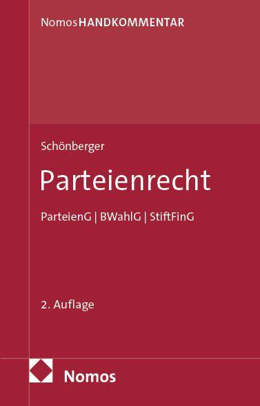 Kniha Parteienrecht Sophie Schönberger