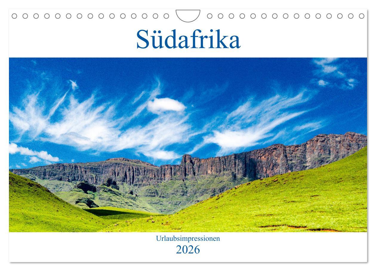 Kalendár/Diár Südafrika - Urlaubsimpressionen (Wandkalender 2026 DIN A4 quer), CALVENDO Monatskalender Calvendo