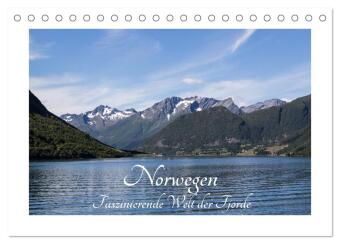 Kalendář/Diář Norwegen - Faszinierende Welt der Fjorde (Tischkalender 2026 DIN A5 quer), CALVENDO Monatskalender Calvendo