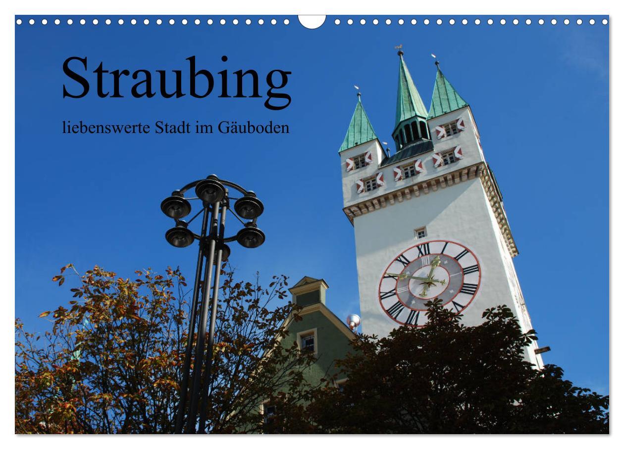Kalendár/Diár Straubing, liebenswerte Stadt im Gäuboden (Wandkalender 2026 DIN A3 quer), CALVENDO Monatskalender Calvendo