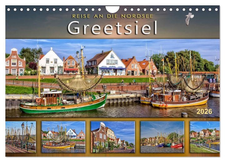 Kalendář/Diář Reise an die Nordsee - Greetsiel (Wandkalender 2026 DIN A4 quer), CALVENDO Monatskalender Calvendo