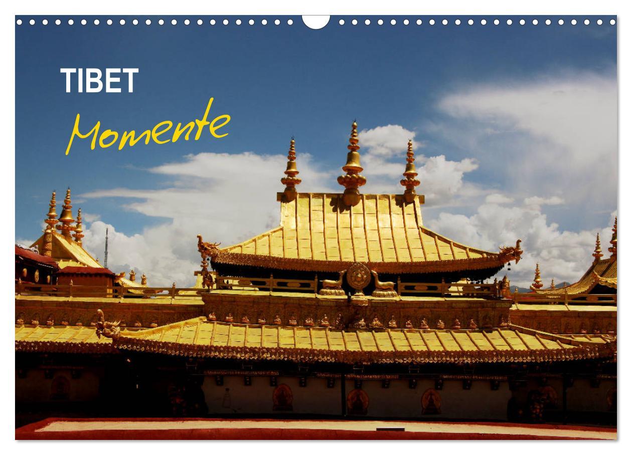Kalendář/Diář Tibet Momente (Wandkalender 2026 DIN A3 quer), CALVENDO Monatskalender Calvendo