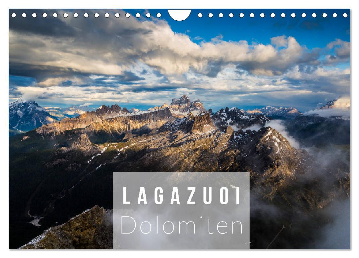 Kalendár/Diár Lagazuoi Dolomiten (Wandkalender 2026 DIN A4 quer), CALVENDO Monatskalender Calvendo