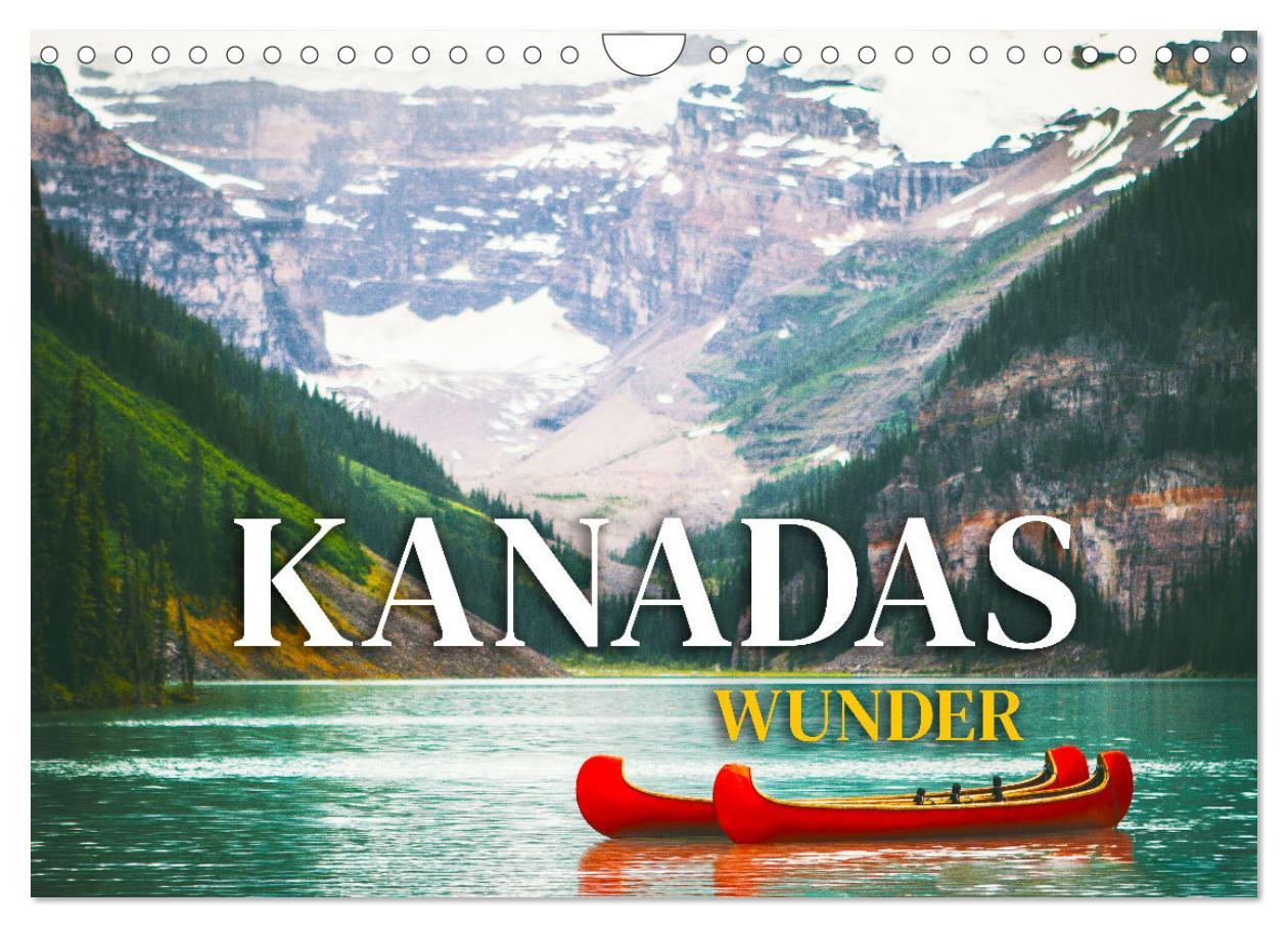 Kalender/agenda Kanadas Wunder (Wandkalender 2026 DIN A4 quer), CALVENDO Monatskalender Calvendo