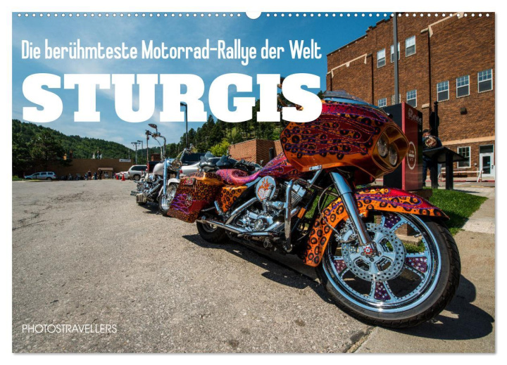 Kalendář/Diář Sturgis - Die berühmteste Motorrad-Rallye der Welt (Wandkalender 2026 DIN A2 quer), CALVENDO Monatskalender Calvendo