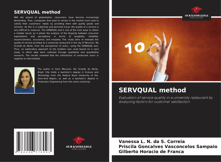 Knjiga SERVQUAL method Vanessa L. N. da S. Correia