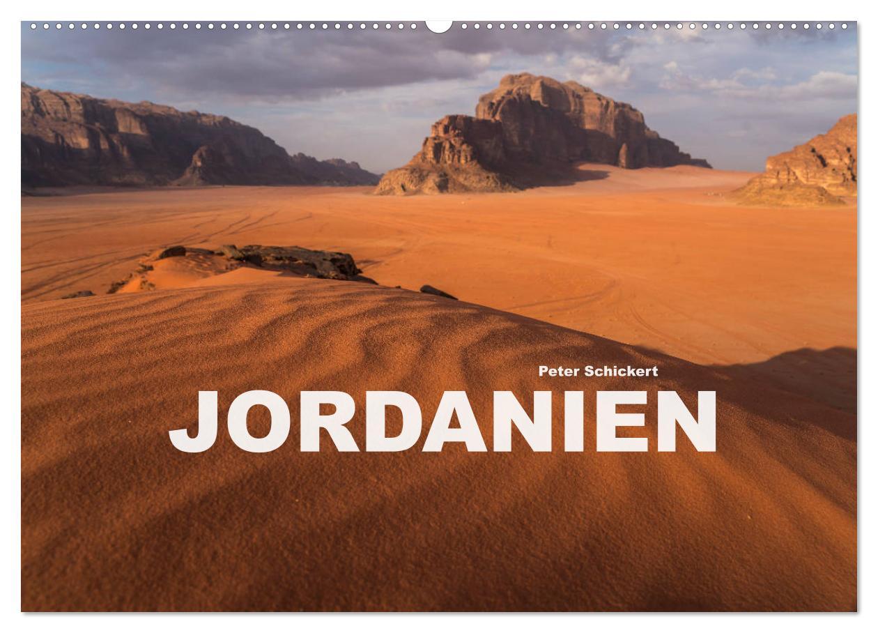 Kalendář/Diář Jordanien (Wandkalender 2026 DIN A2 quer), CALVENDO Monatskalender Calvendo