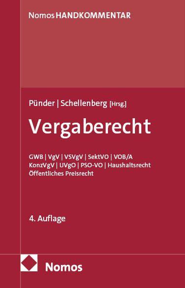 Kniha Vergaberecht Hermann Pünder