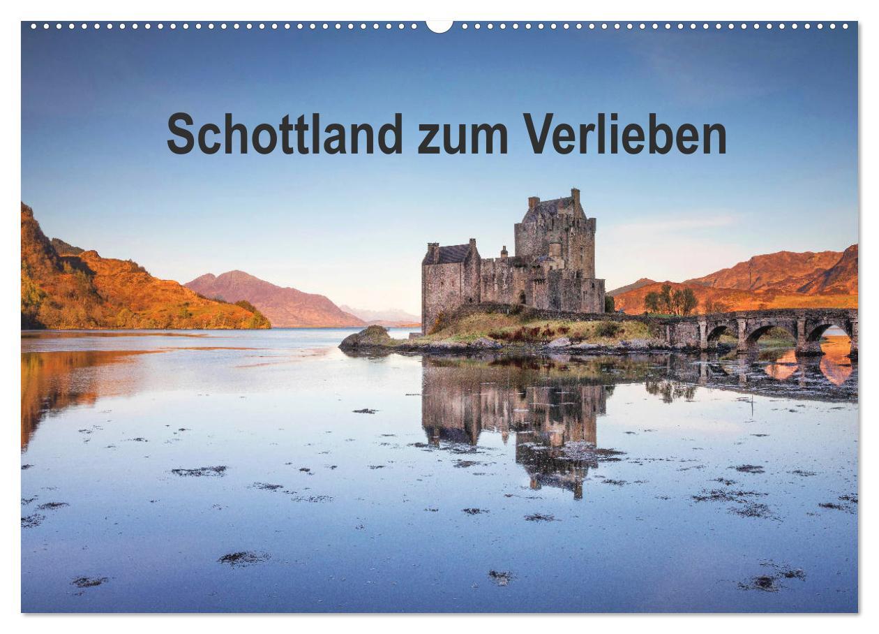 Kalendár/Diár Schottland zum Verlieben (Wandkalender 2026 DIN A2 quer), CALVENDO Monatskalender Calvendo