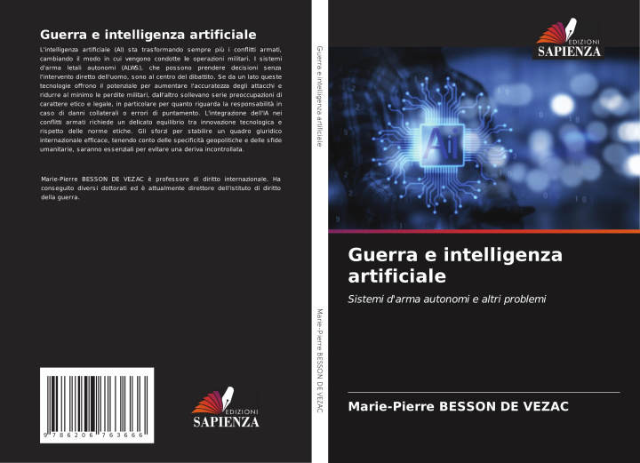 Book Guerra e intelligenza artificiale Marie-Pierre BESSON DE VEZAC