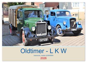 Kalendár/Diár Oldtimer - L K W (Wandkalender 2026 DIN A2 quer), CALVENDO Monatskalender Calvendo