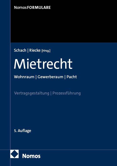 Knjiga Mietrecht Klaus Schach