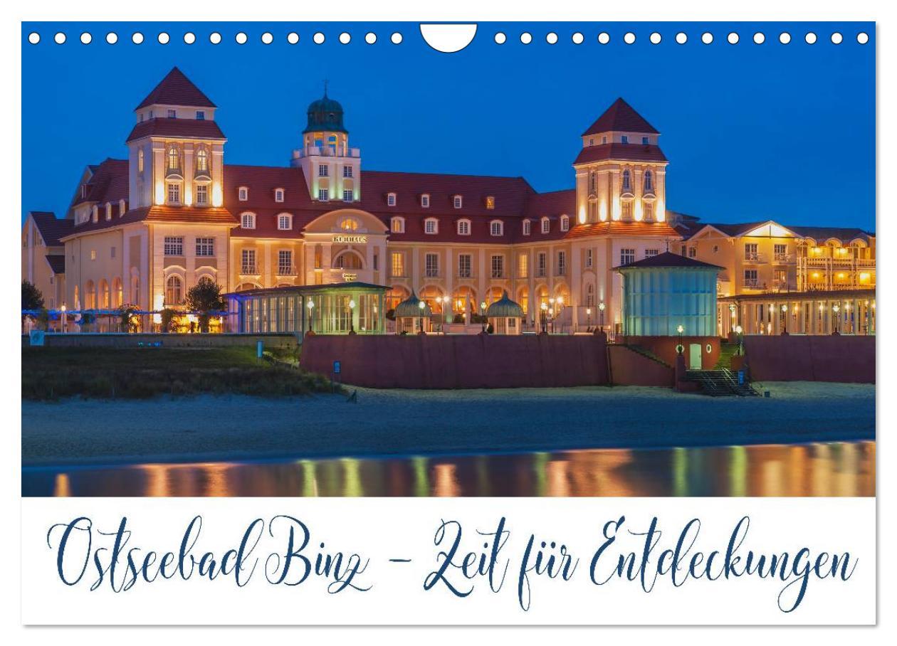 Kalendář/Diář Ostseebad Binz - Zeit für Erholung (Wandkalender 2026 DIN A4 quer), CALVENDO Monatskalender Calvendo