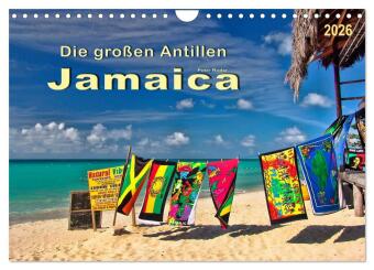 Kalendár/Diár Die großen Antillen - Jamaica (Wandkalender 2026 DIN A4 quer), CALVENDO Monatskalender Calvendo