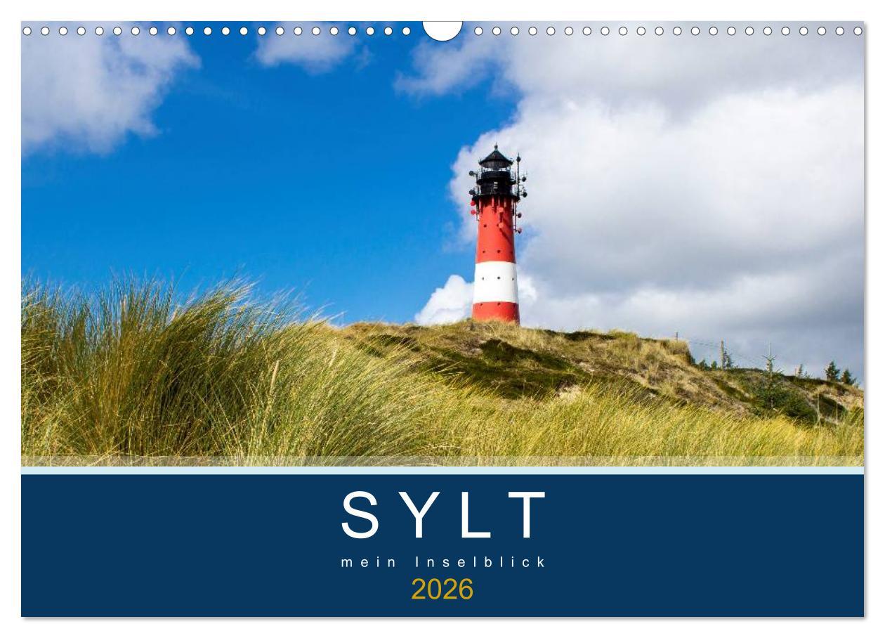 Kalendář/Diář Sylt mein Inselblick (Wandkalender 2026 DIN A3 quer), CALVENDO Monatskalender Calvendo