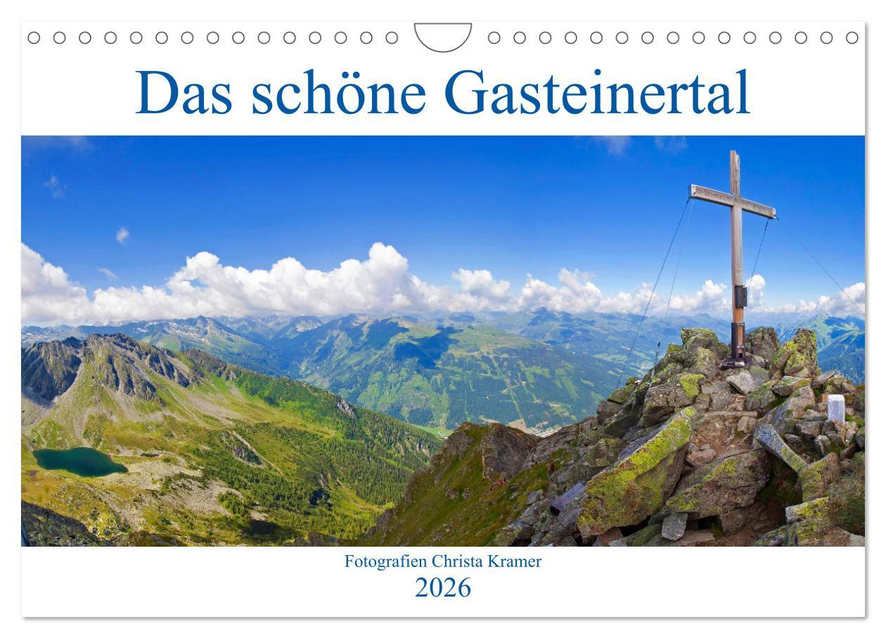 Kalendár/Diár Das schöne Gasteinertal (Wandkalender 2026 DIN A4 quer), CALVENDO Monatskalender Calvendo