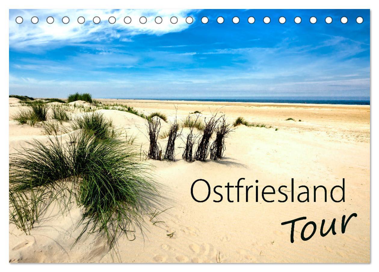 Kalendář/Diář Ostfriesland - Tour (Tischkalender 2026 DIN A5 quer), CALVENDO Monatskalender Calvendo