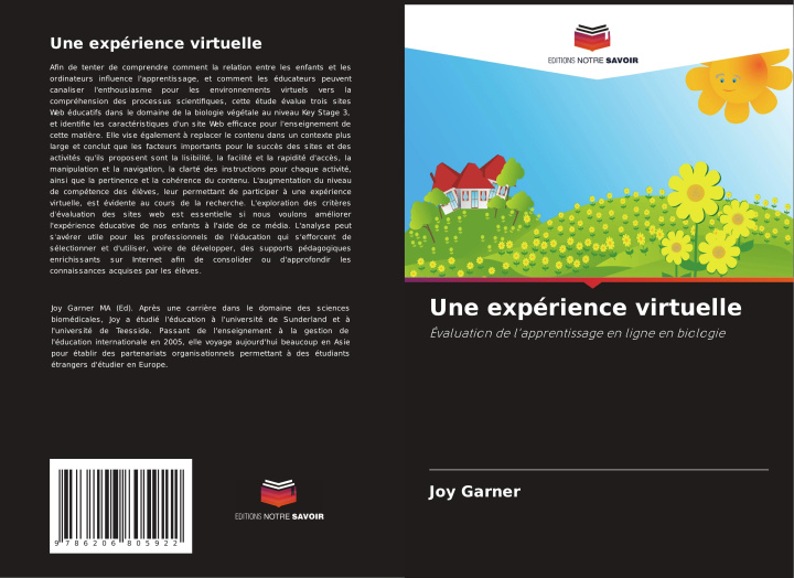 Kniha Une expérience virtuelle Joy Garner