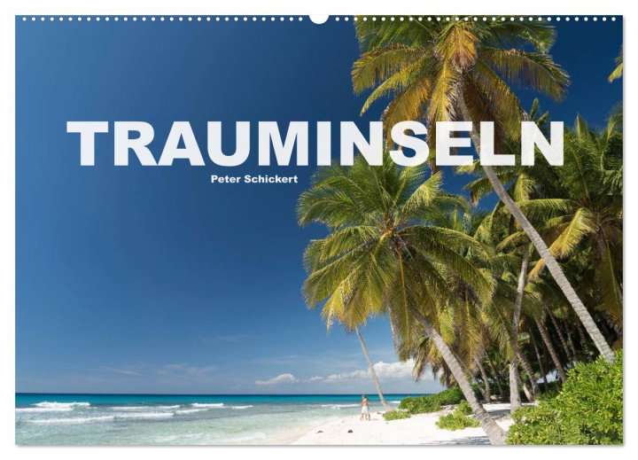 Koledar/Rokovnik Trauminseln (Wandkalender 2026 DIN A2 quer), CALVENDO Monatskalender Calvendo