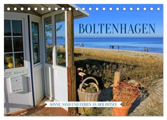 Kalendář/Diář Boltenhagen - Sonne, Sand und Ferien an der Ostsee (Tischkalender 2026 DIN A5 quer), CALVENDO Monatskalender Calvendo