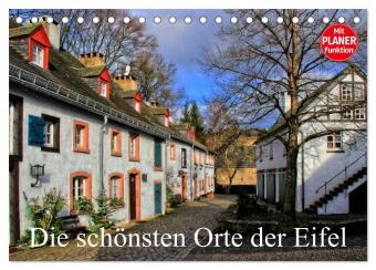 Kalendář/Diář Die schönsten Orte der Eifel (Tischkalender 2026 DIN A5 quer), CALVENDO Monatskalender Calvendo