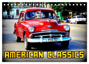 Kalendář/Diář American Classics (Tischkalender 2026 DIN A5 quer), CALVENDO Monatskalender Calvendo