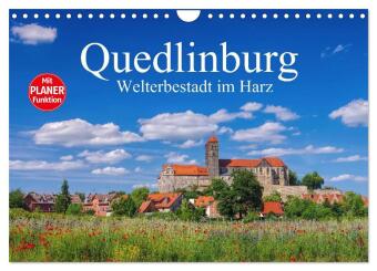 Kalendár/Diár Quedlinburg - Welterbestadt im Harz (Wandkalender 2026 DIN A4 quer), CALVENDO Monatskalender Calvendo