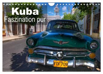 Kalendár/Diár Kuba - Faszination pur (Wandkalender 2026 DIN A4 quer), CALVENDO Monatskalender Calvendo