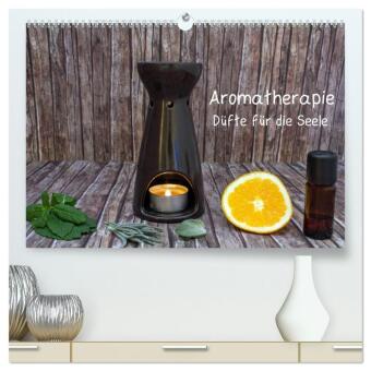 Kalendár/Diár Aromatherapie - Düfte für die Seele (hochwertiger Premium Wandkalender 2026 DIN A2 quer), Kunstdruck in Hochglanz Calvendo