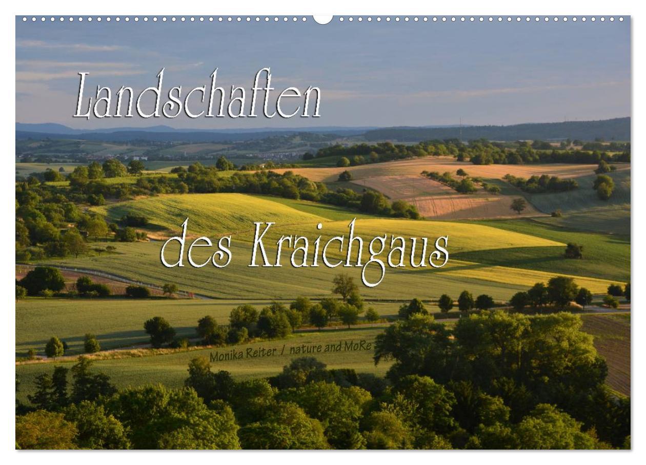 Kalendár/Diár Landschaften des Kraichgaus (Wandkalender 2026 DIN A2 quer), CALVENDO Monatskalender Calvendo