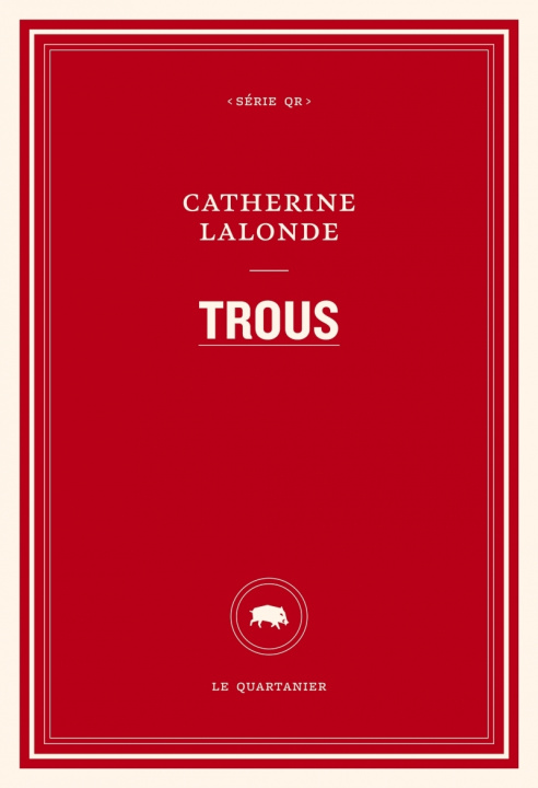 Kniha Trous Catherine LALONDE