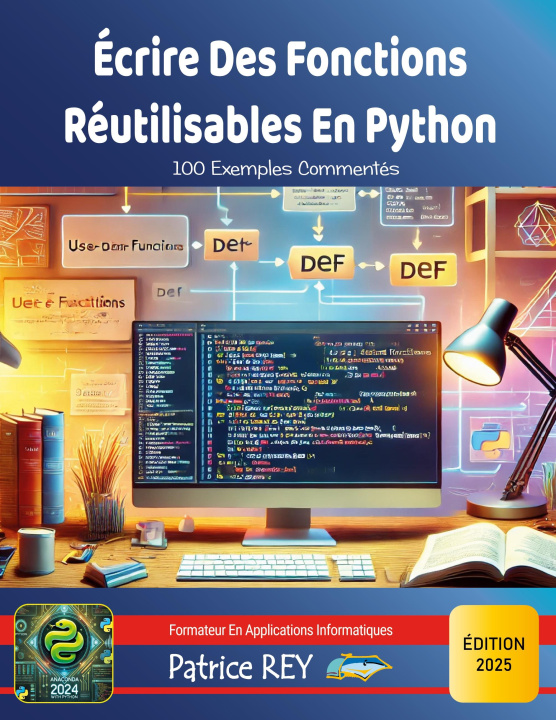 Książka ECRIRE FONCTIONS REUTILISABLES EN PYTHON REY PATRICE