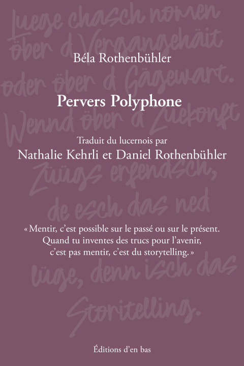 Buch Pervers Polyphone ROTHENBÜHLER