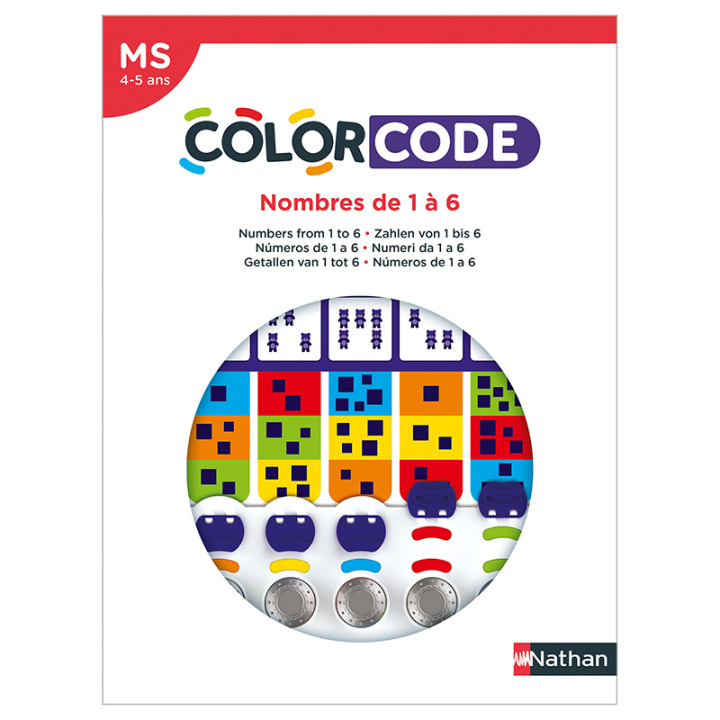 Kniha COLORCODE - NOMBRES DE 1 À 6 Christine et Jacques Duhautois