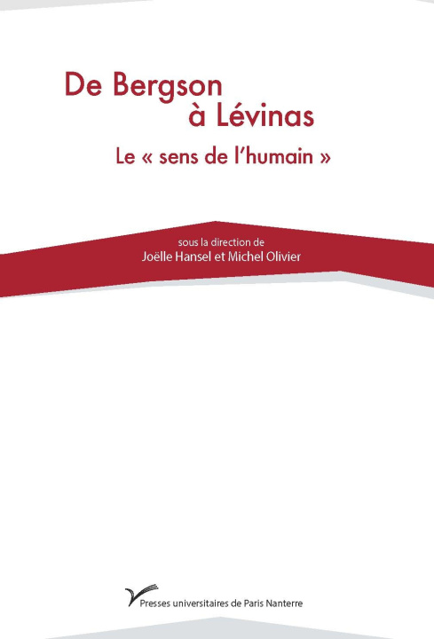 Kniha De Bergson à Lévinas 