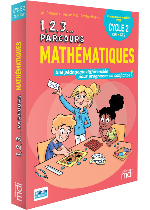 Knjiga 1,2,3 Parcours - Mathématiques CE Marina Dillé