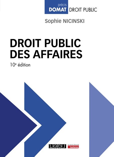 Livro Droit public des affaires Nicinski sophie