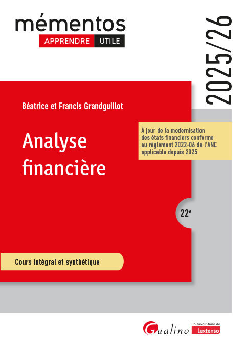 Boek Analyse financiere Grandguillot francis