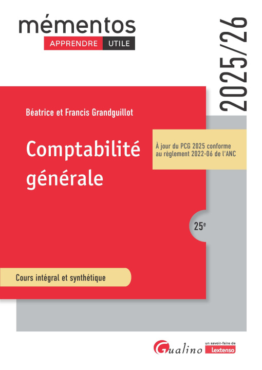 Carte Comptabilite generale Grandguillot francis