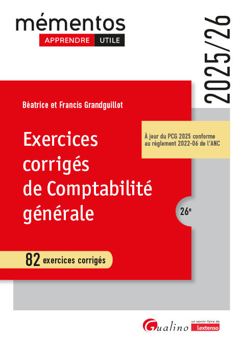 Βιβλίο Exercices corriges de comptabilite generale Grandguillot francis