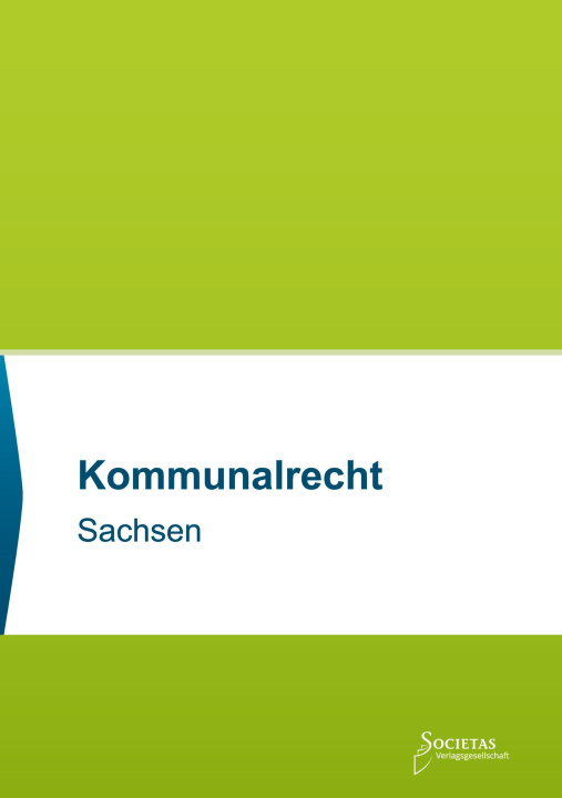 Knjiga Kommunalrecht Sachsen 
